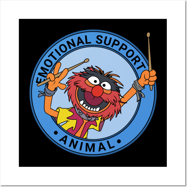 Muppets Emotional Support Animal Wall Art by valentinahramov